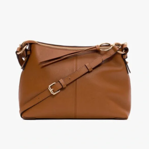 SEE BY CHLOE Joan Shoulder Bag Leather Suede Shoulder Crossbody Strap O-Ring